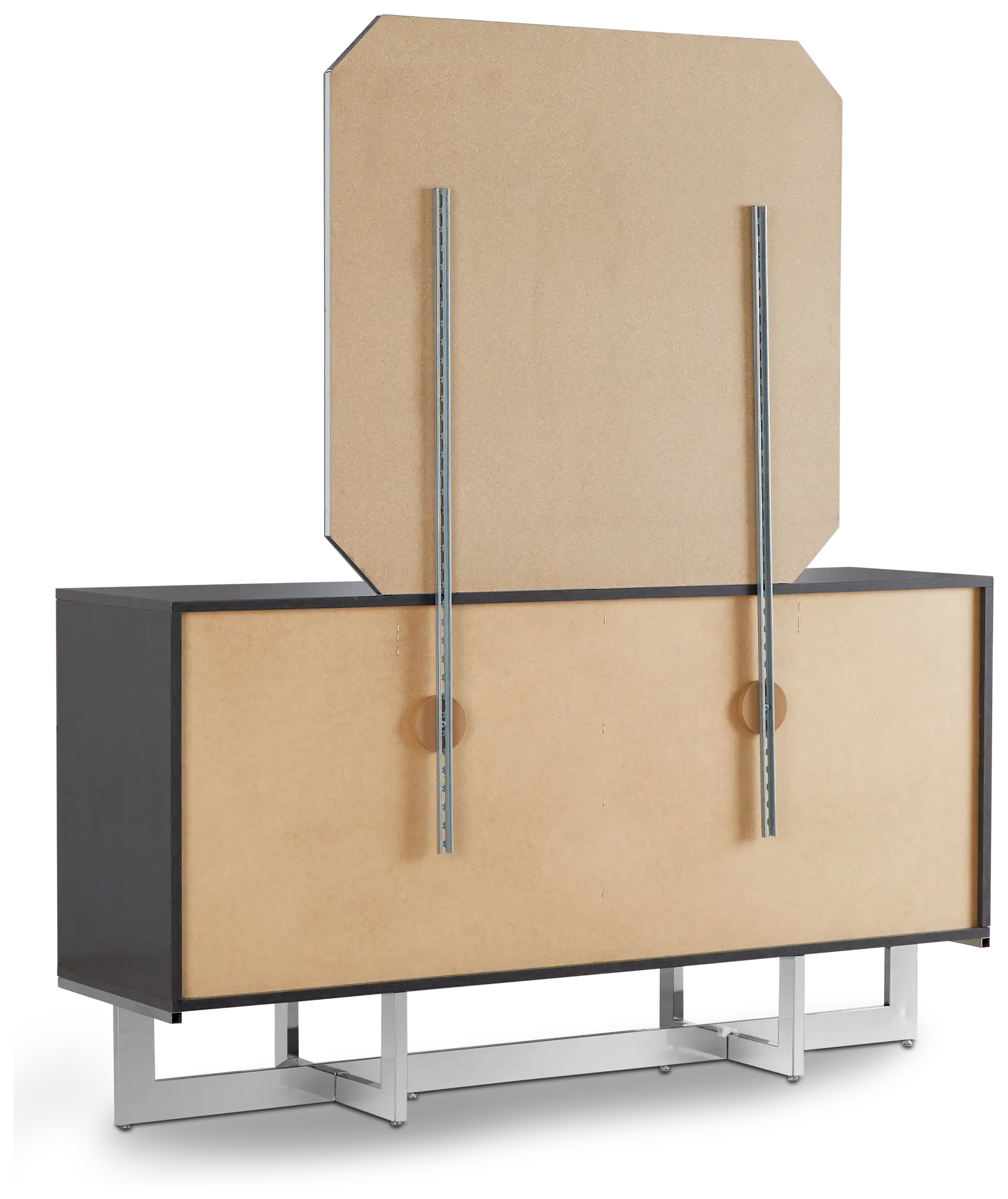 Cortina Gray Dresser & Mirror Cortina Gray Dresser & Mirror
