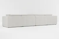 Destin Maguire Ivory Fabric 6-piece Modular Sectional