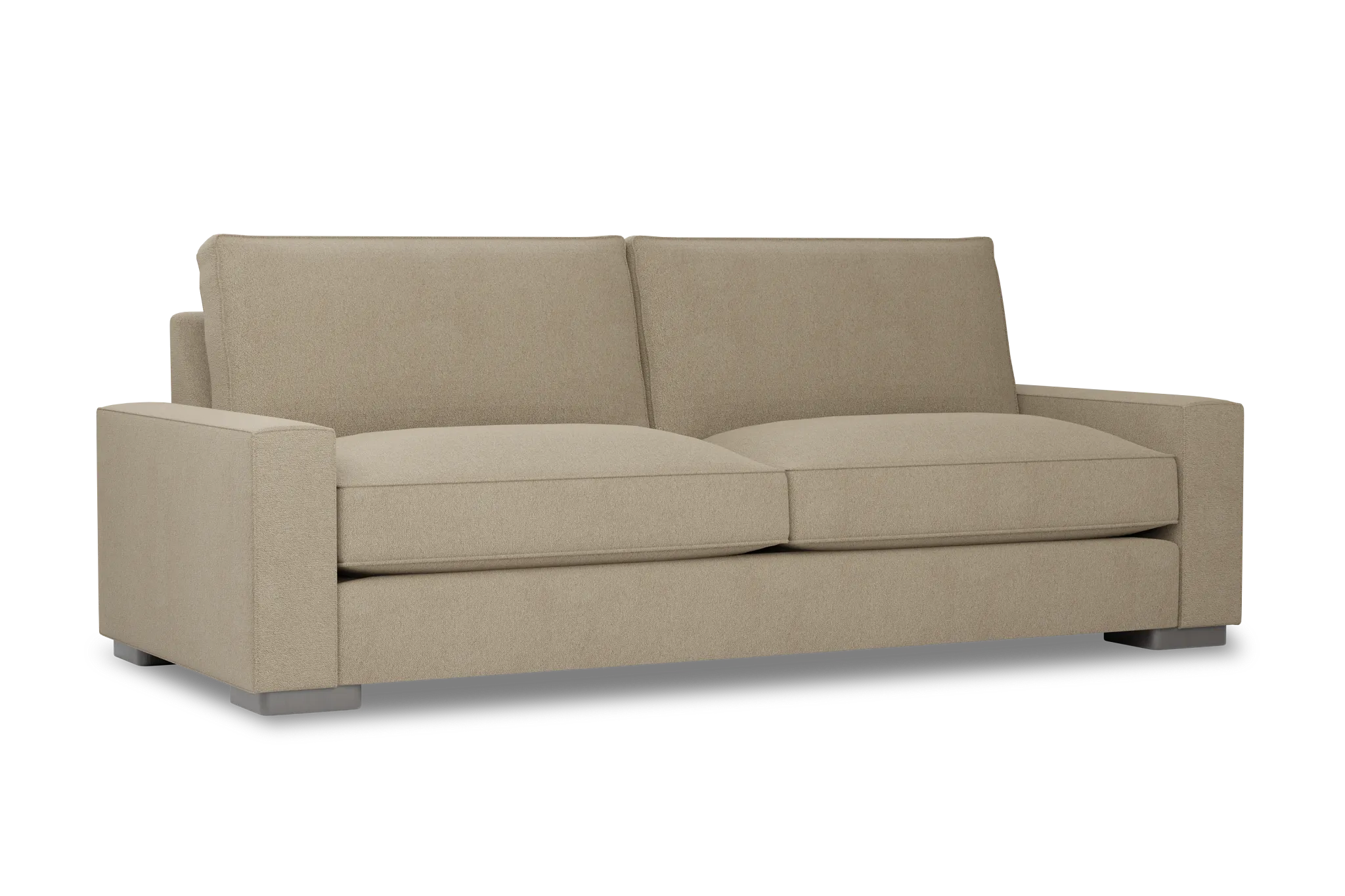 Edgewater Elite Taupe 96" Sofa W/ 2 Cushions