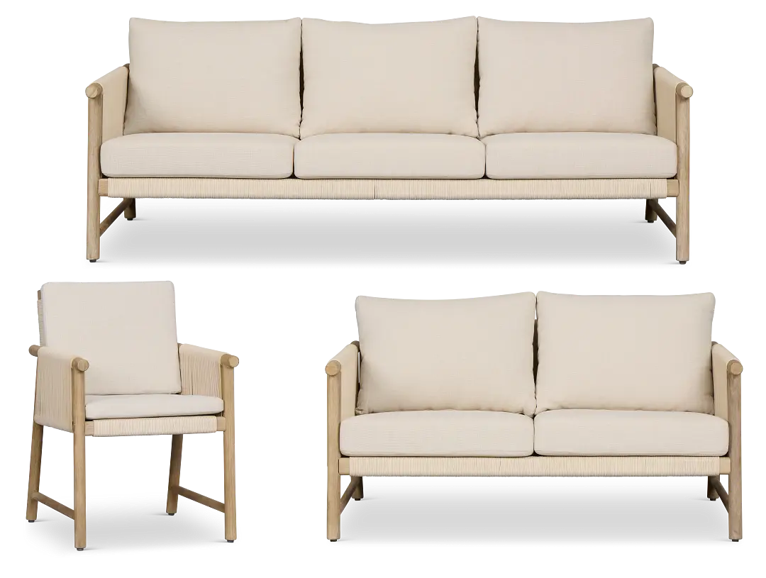 Azure Light Tone Outdoor Living Room Set Azure Light Tone Outdoor Living Room Set