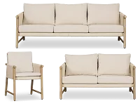 Azure Light Tone Outdoor Living Room Set