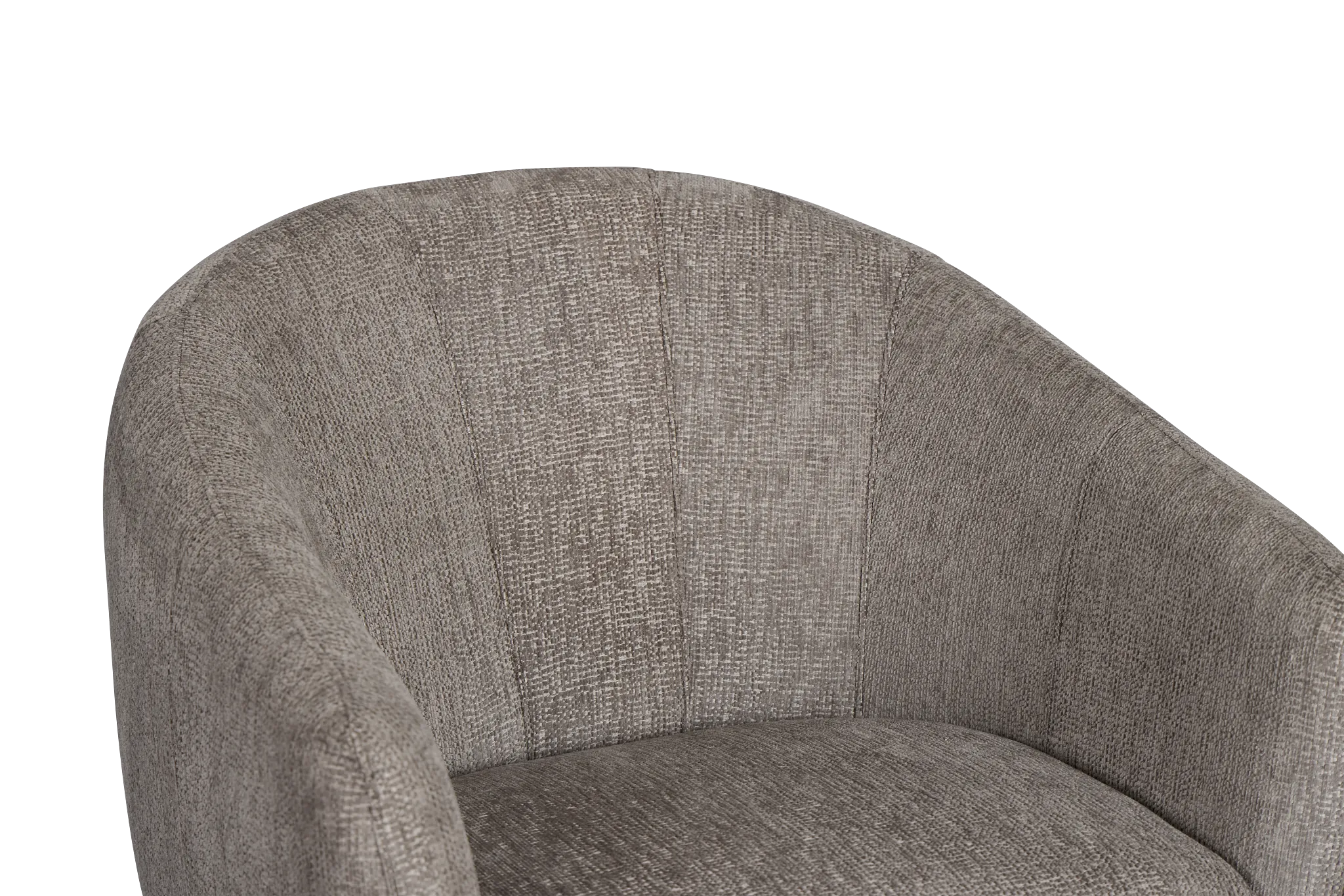 Blakely Gray Fabric Swivel Chair