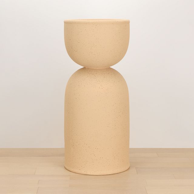 Kalder Beige Large Planter
