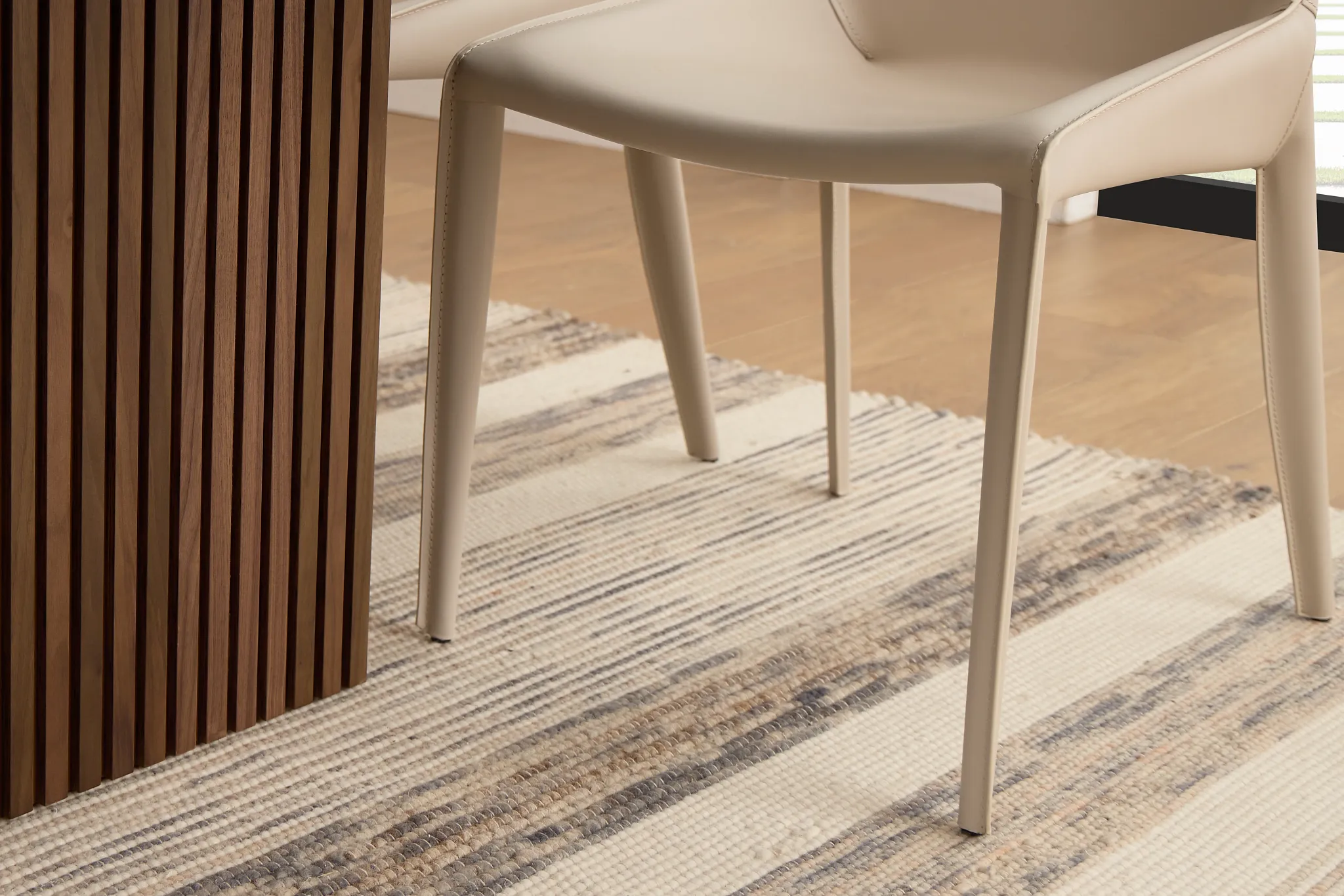 Wayne Light Beige Upholstered Side Chair