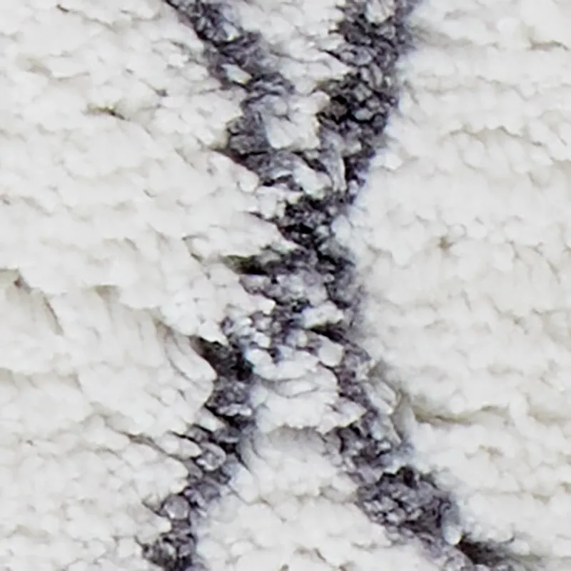 Morgan White 5x8 Area Rug