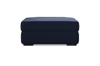 Edgewater Peyton Dark Blue Ottoman