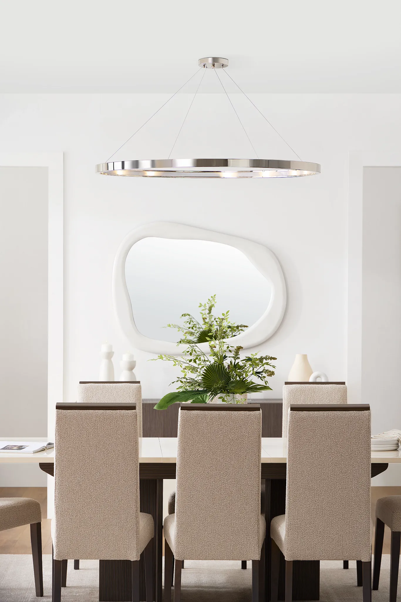 Mirage Clear Glass Chandelier