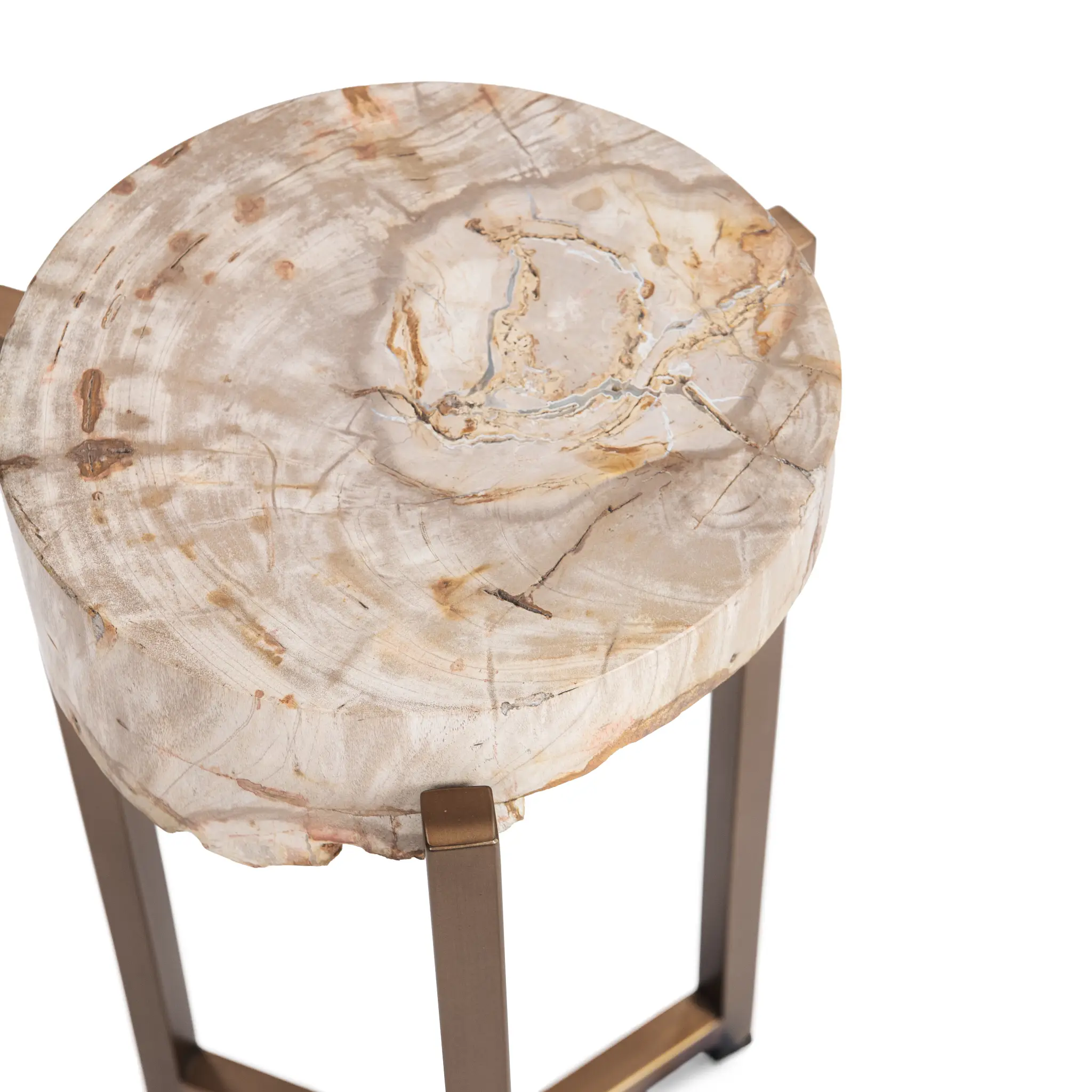 Reef Light Tone Small Round Accent Table Reef Light Tone Small Round Accent Table