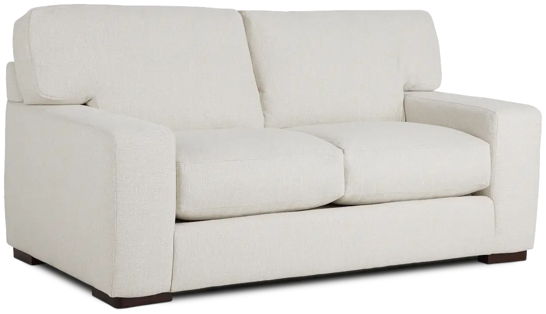 Veronica White Down Loveseat Veronica White Down Loveseat