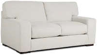 Veronica White Down Loveseat