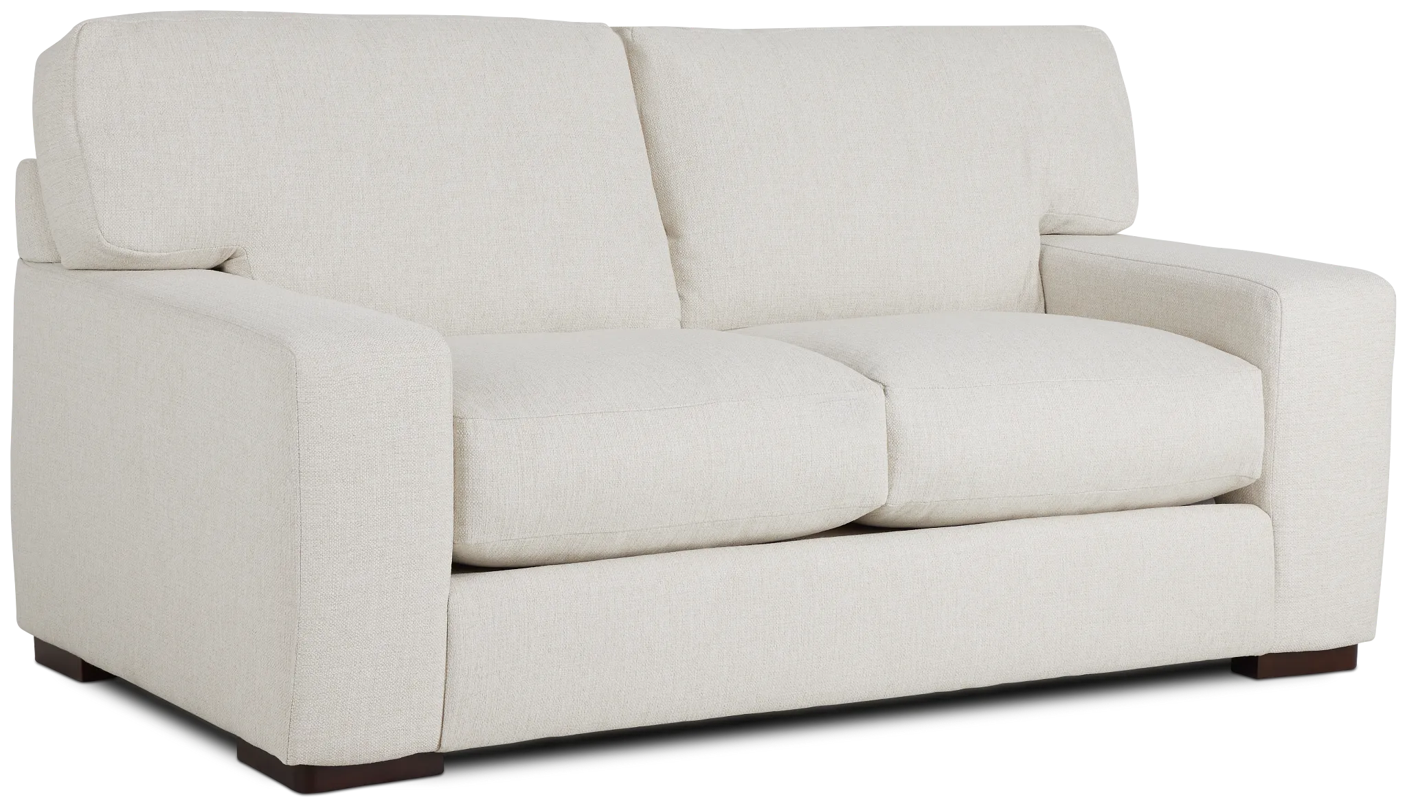 Veronica White Down Loveseat