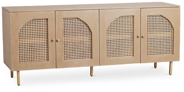 Sarta Light Tone Four-door Cabinet