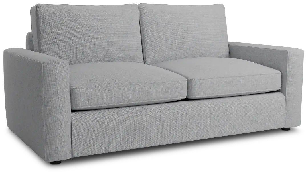 Siesta Delray Light Gray Fabric Memory Foam Sleeper Siesta Delray Light Gray Fabric Memory Foam Sleeper