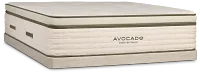 Avocado Green Plush Low-profile Mattress Set