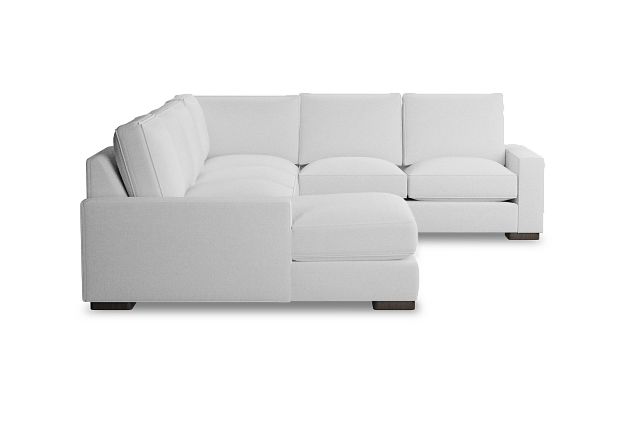 Edgewater Peyton White Medium Left Chaise Sectional