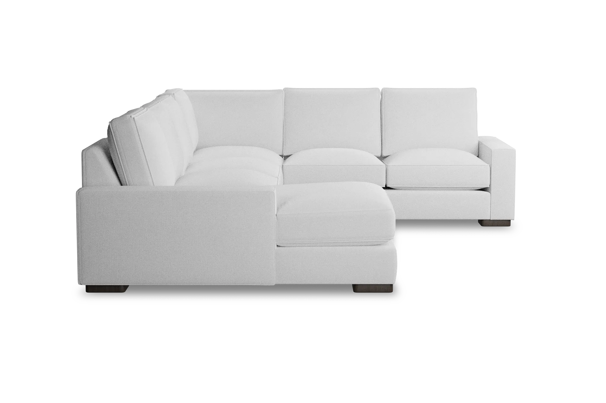 Edgewater Peyton White Medium Left Chaise Sectional
