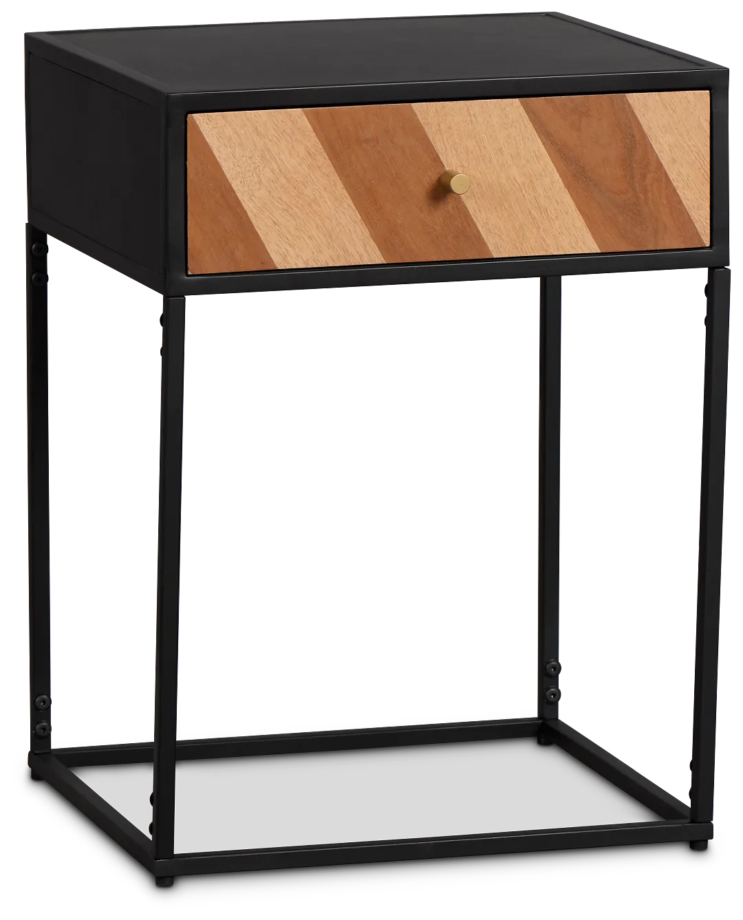 Fifer Black Accent Table