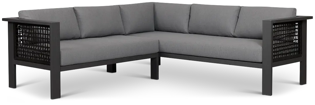 Sunrise Dark Gray Small Left Chaise Sectional Sunrise Dark Gray Small Left Chaise Sectional