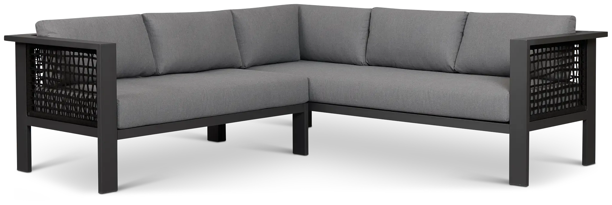 Sunrise Dark Gray Small Left Chaise Sectional Sunrise Dark Gray Small Left Chaise Sectional