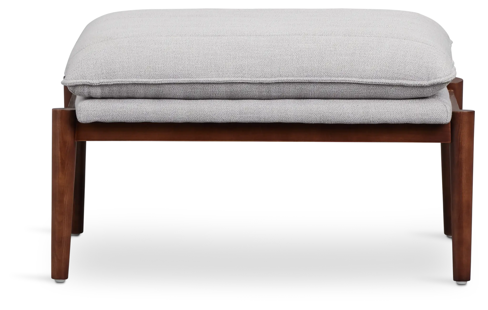 Leith Gray Fabric Accent Ottoman Leith Gray Fabric Accent Ottoman
