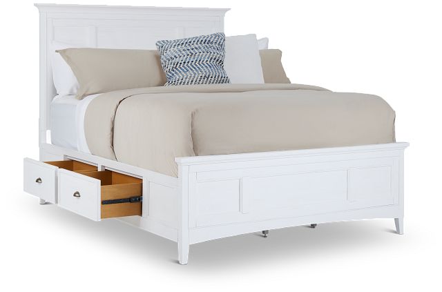 Heron Cove White Panel Storage Bed (2)