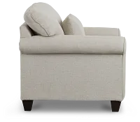 Cameron Beige Fabric Chair