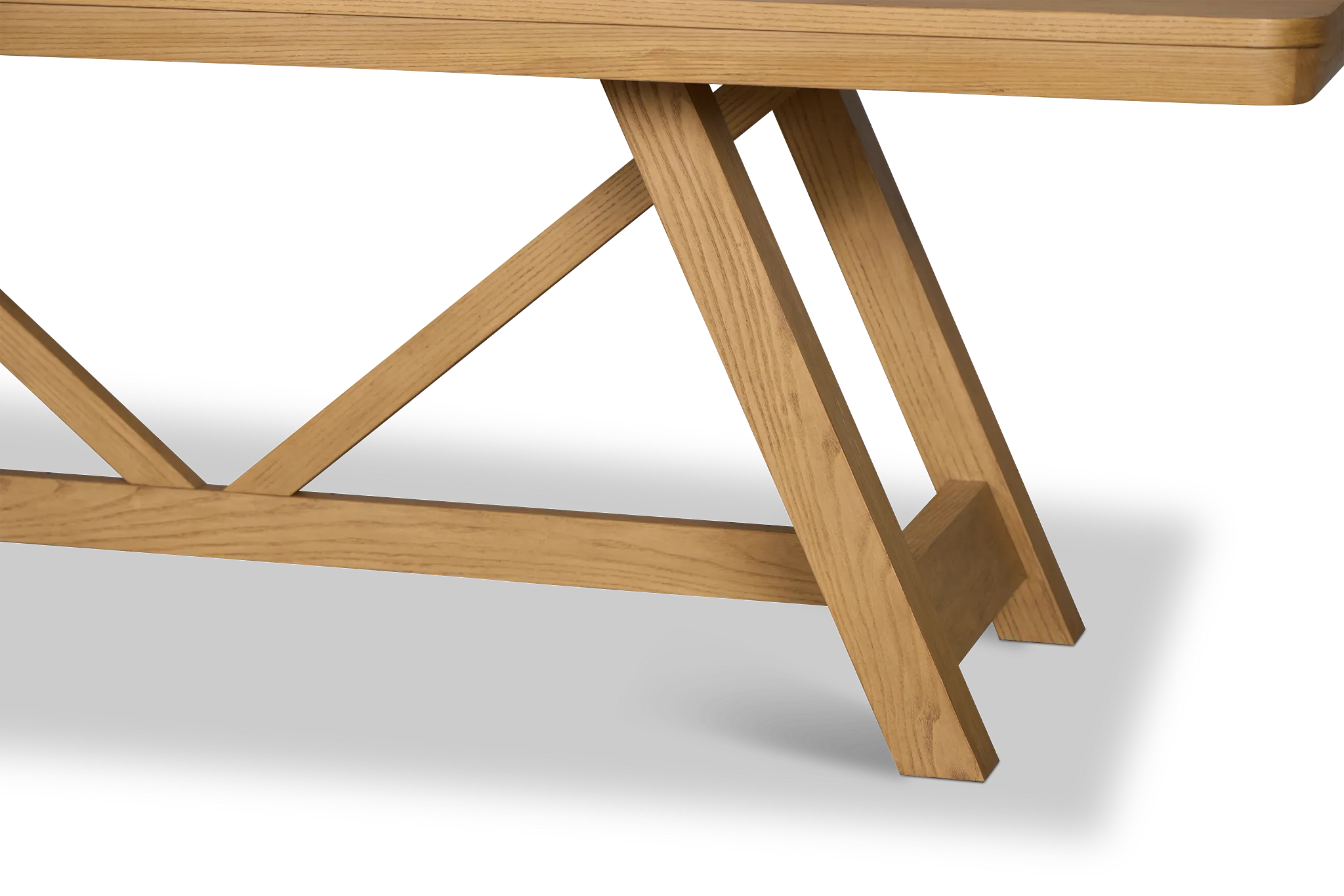 Pacific Light Tone Trestle Table