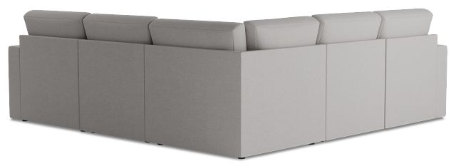 Citymod Light Gray Fabric Small Two-arm Sectional