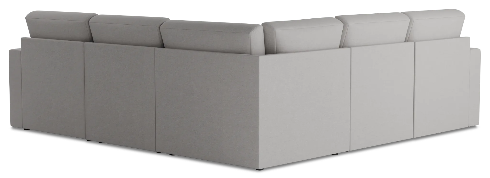 Citymod Light Gray Fabric Small Two-arm Sectional