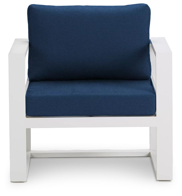 Lisbon Navy Aluminum Chair