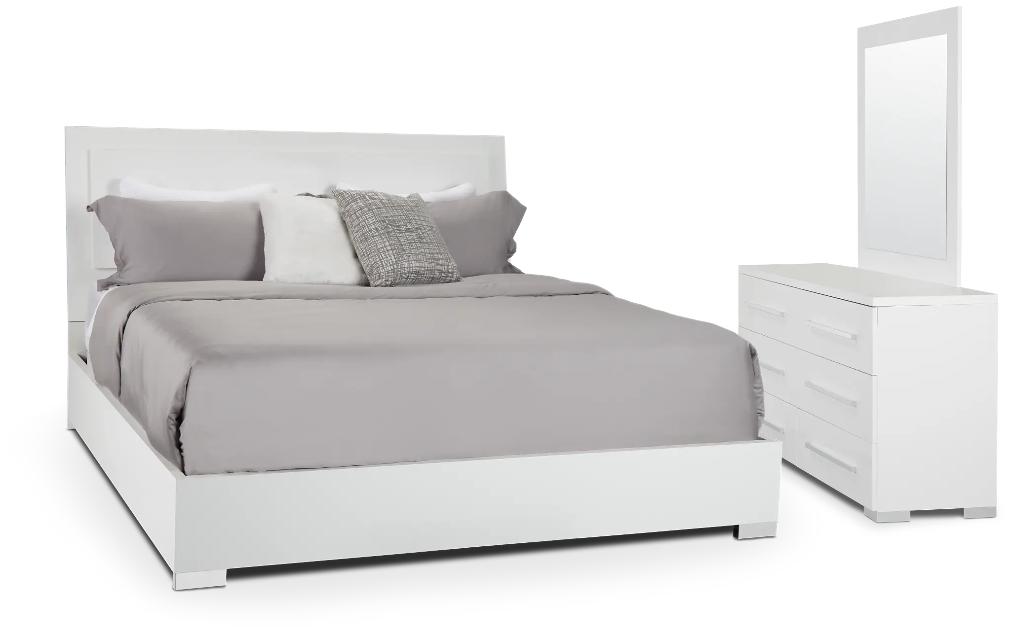 Verona White Platform Bedroom Verona White Platform Bedroom