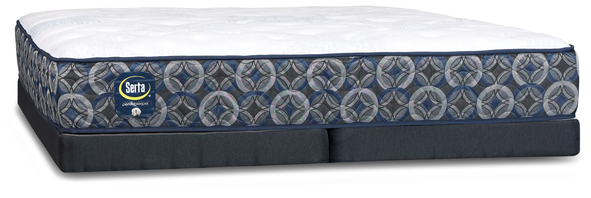 Serta Perfect Sleeper Decatur Street Plush Low-profile Mattress Set Serta Perfect Sleeper Decatur Street Plush Low-profile Mattress Set