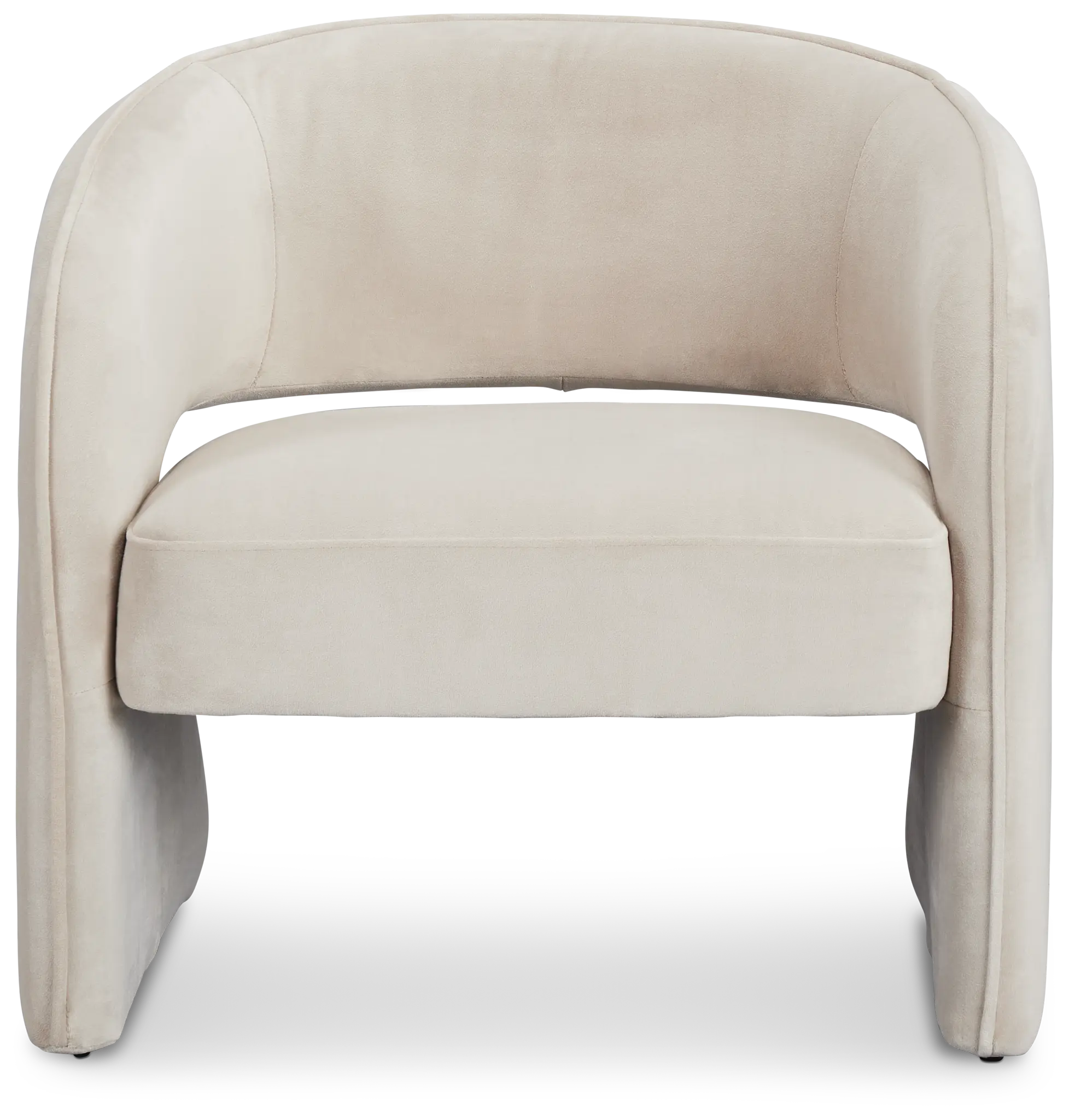 Noel Light Beige Velvet Accent Chair Noel Light Beige Velvet Accent Chair