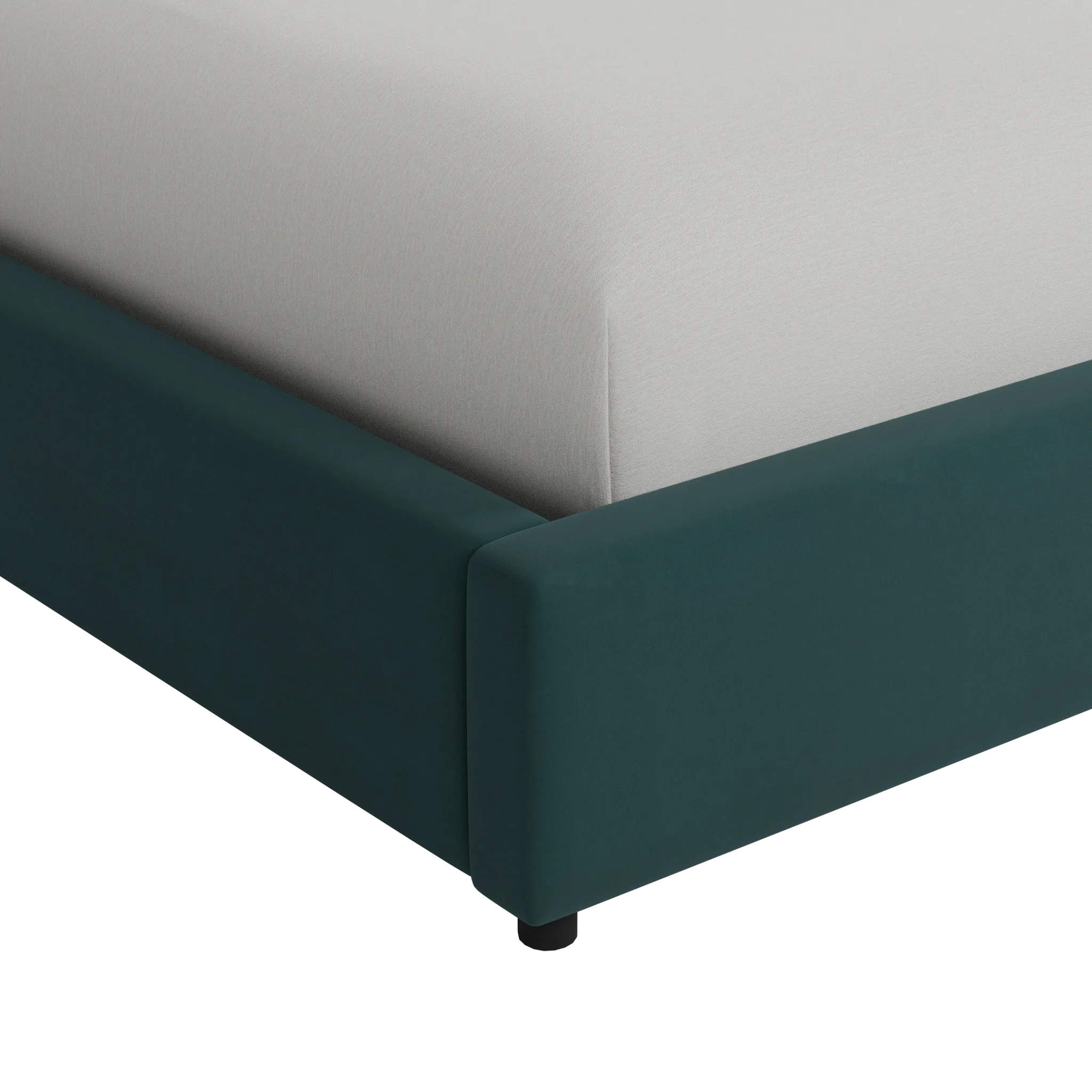 Captiva Joya Green 48" Upholstered Shelter Bed