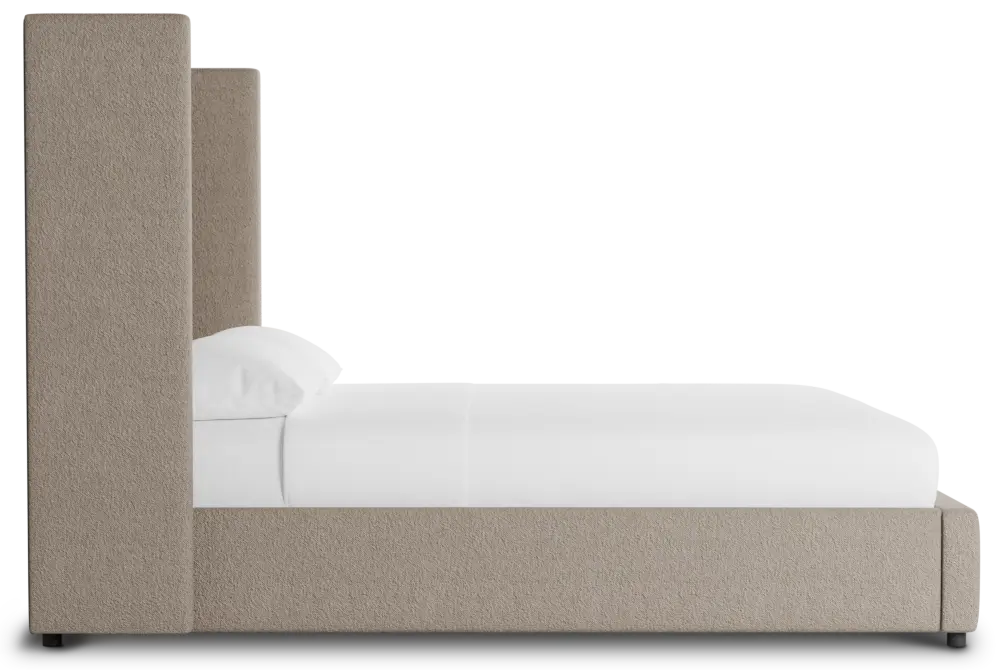 Captiva Elite Brown 60" Upholstered Shelter Bed Captiva Elite Brown 60" Upholstered Shelter Bed