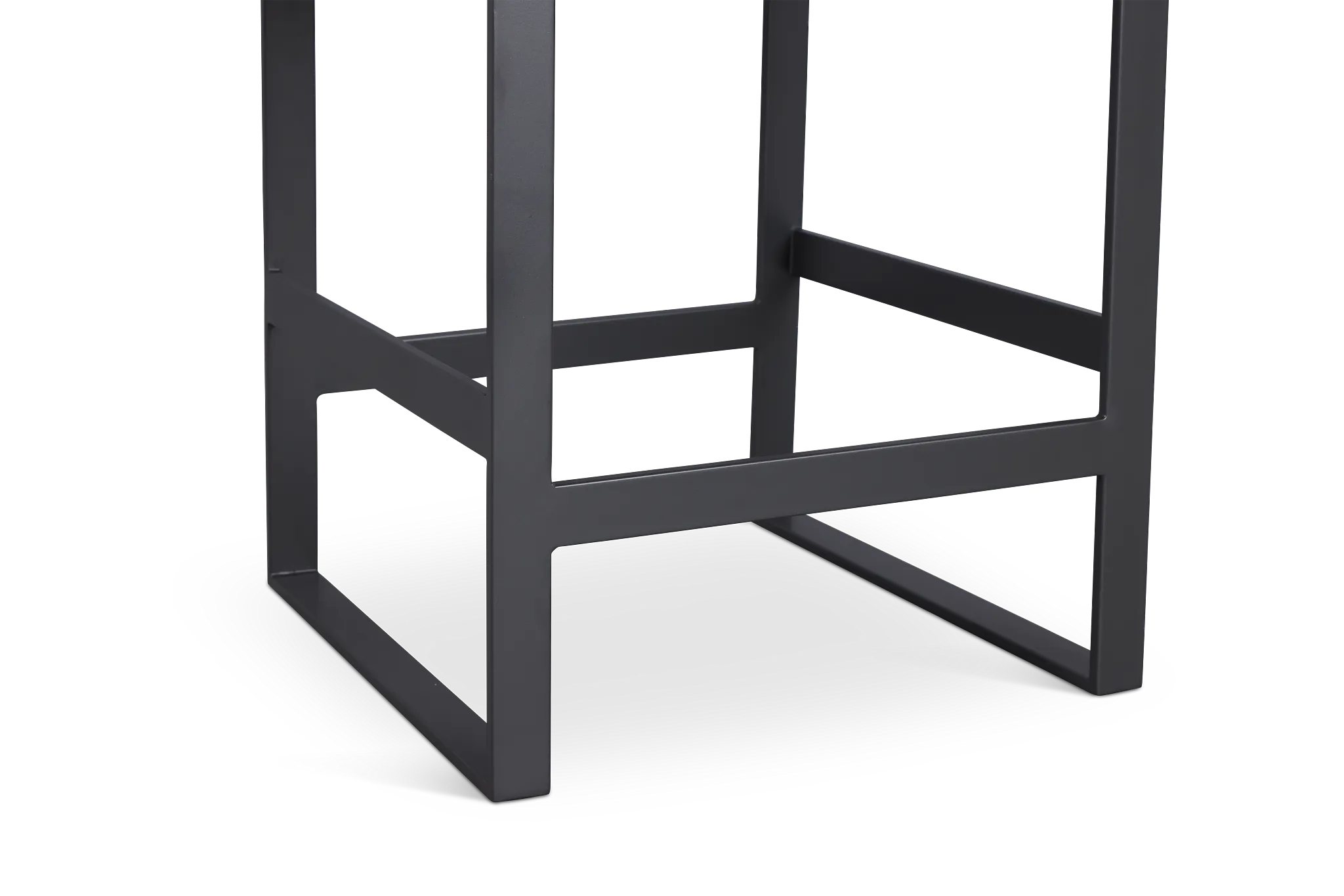 Harlem White 24" Upholstered Barstool