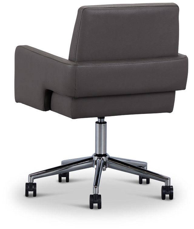 Skye Dark Gray Swivel Desk Chair