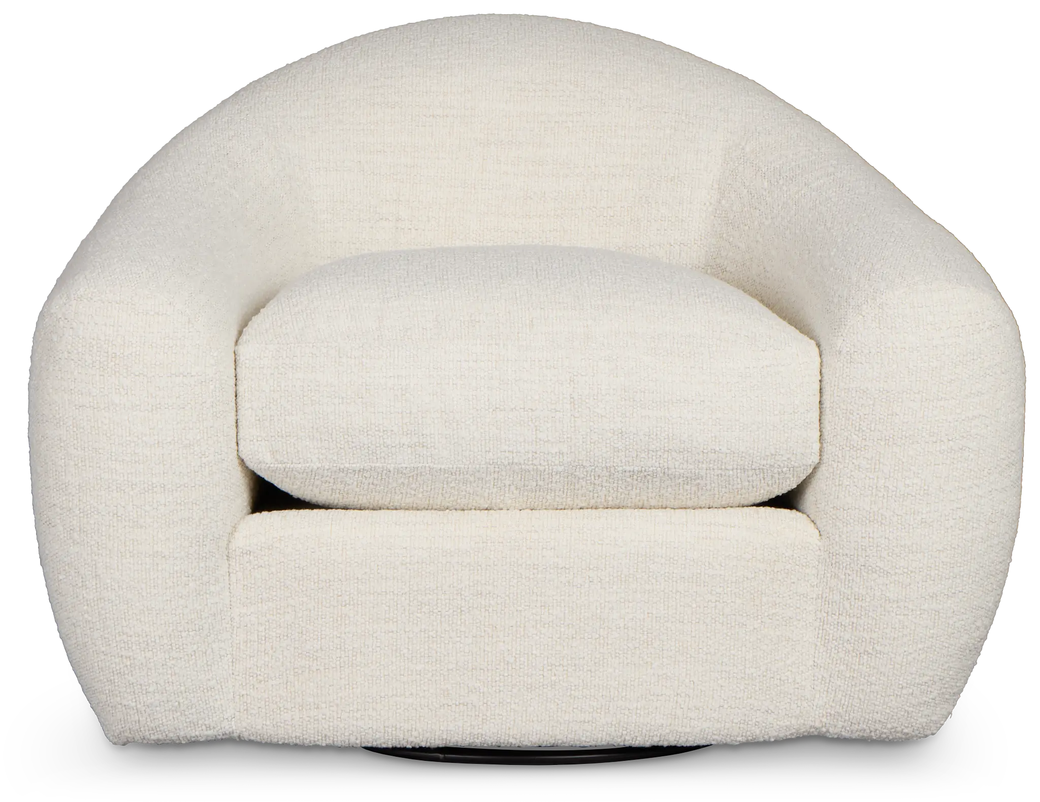 Kaya White Fabric Swivel Chair Kaya White Fabric Swivel Chair