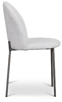 Brentwood Light Gray Upholstered Side Chair