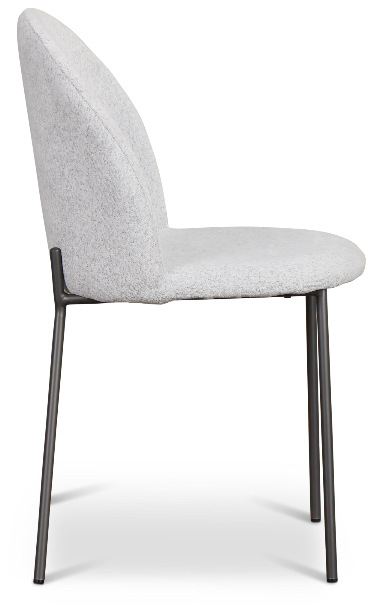 Brentwood Light Gray Upholstered Side Chair