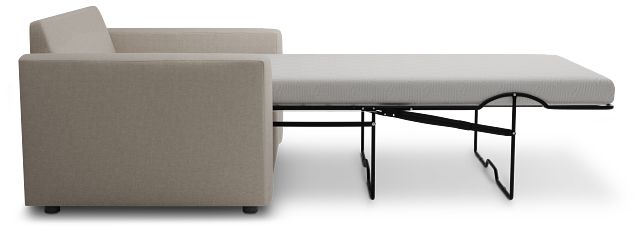 Siesta Suave Beige Fabric Cooling Memory Foam Sleeper