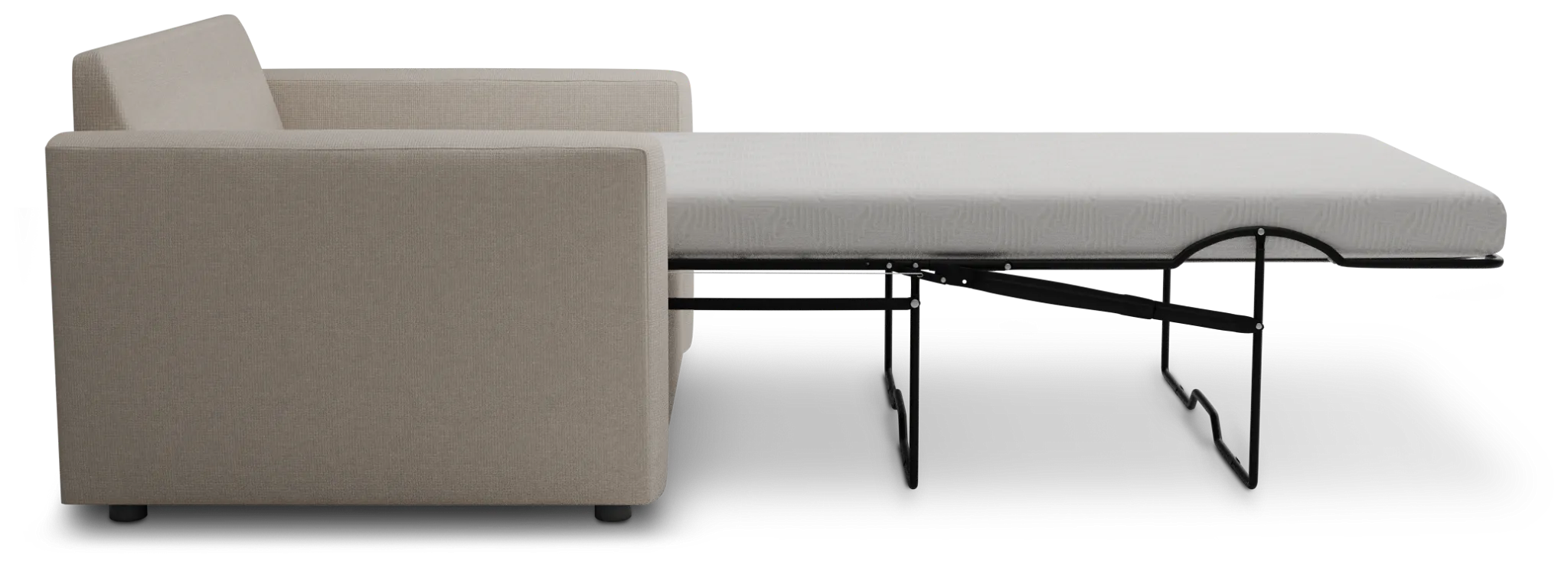 Siesta Suave Beige Fabric Cooling Memory Foam Sleeper