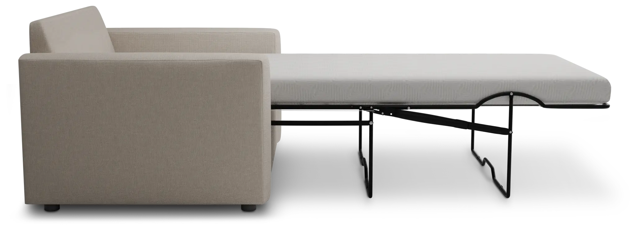 Siesta Suave Beige Fabric Cooling Memory Foam Sleeper Siesta Suave Beige Fabric Cooling Memory Foam Sleeper