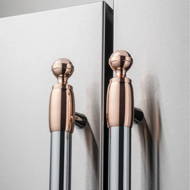 Bertazzoni Decor Copper Set Of 2 Handle Kit