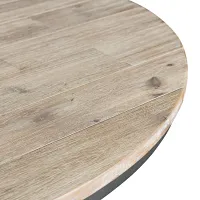 Kellie Light Tone Round High Dining Table