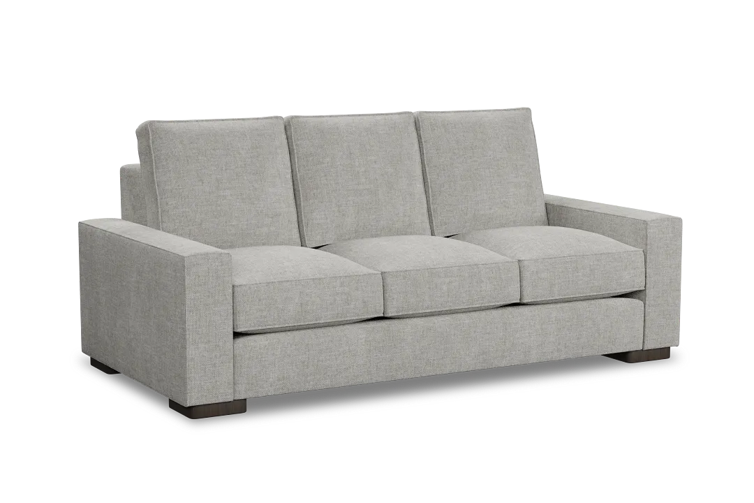 Edgewater Elevation Khaki 84" Sofa W/ 3 Cushions