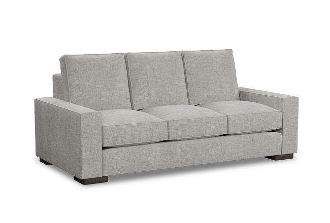 Edgewater Elevation Khaki 84" Sofa W/ 3 Cushions