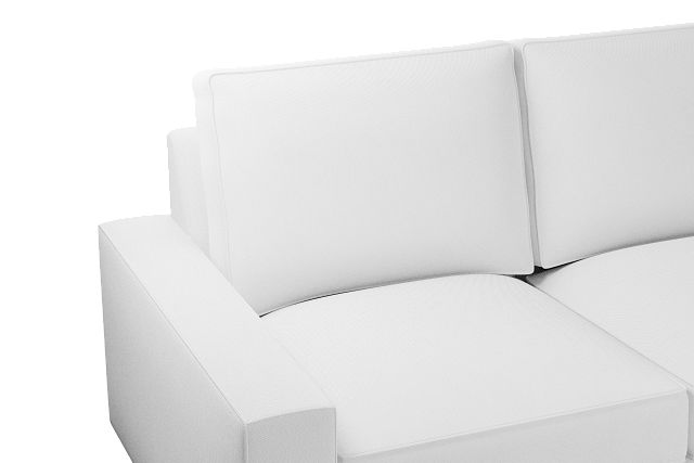 Edgewater Peyton White Small Two-arm Sectional