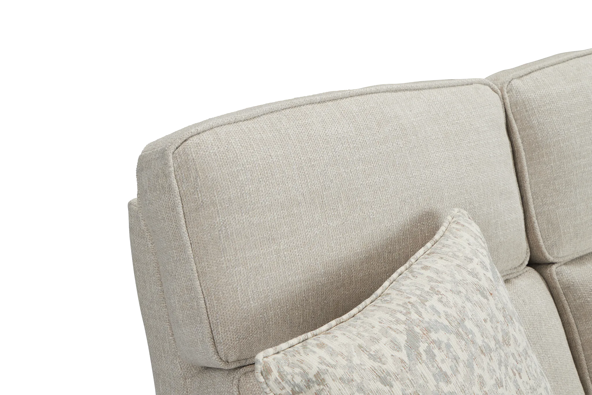 Bayside Light Beige Fabric Power Reclining Sofa