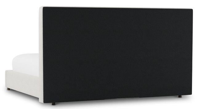 Grayton Gellar Beige 54" Upholstered Platform Bed